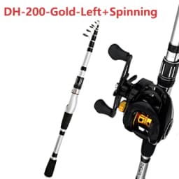 Telescopic Short Lure Fishing Rod 1.5/1.8/2.1/2.4M and Baitcasting Reel 5.2:1 /7.2:1 Combo Portable Travel Fishing Kit for Carp