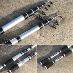 Telescopic Short Lure Fishing Rod 1.5/1.8/2.1/2.4M and Baitcasting Reel 5.2:1 /7.2:1 Combo Portable Travel Fishing Kit for Carp