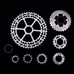 SUNSHINE Ultra Light Mountain Bike Bicycle Cassette Aluminum Alloy Hollow CNC Machining 11/12Speed HG Compatible with SHIMANO