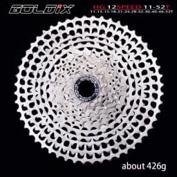 SUNSHINE Ultra Light Mountain Bike Bicycle Cassette Aluminum Alloy Hollow CNC Machining 11/12Speed HG Compatible with SHIMANO
