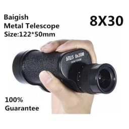 Metal 8X30 10X40 12X45 Military Monocular HD High Quality Portable Mini Telescope Captain Caribbean Pirates Spyglass Binoculars
