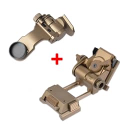 Metal L4 G24 L4G24 Wilcox Night Vision Goggle Stent Skip Fast OPS Holder PVS14/15/18 J Arm NVG Helmet Mount Bracket Adapter