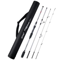 Goture Xceed 4 Setions Travel Fishing Rod With Fuji Guide Ring Carbon Fiber 1.98-3.6M Spinning Casting Lure Rod For Carp Fishing