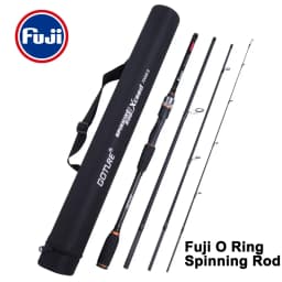 Goture Xceed 4 Setions Travel Fishing Rod With Fuji Guide Ring Carbon Fiber 1.98-3.6M Spinning Casting Lure Rod For Carp Fishing