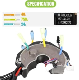 BAFANG BBS0102B 36V250W 36V/48v 500W BBSHD 48V/52V 1000W Controllers for Mid Drive UART Engine Kits