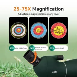 SVBONY 50/60/70/80 Spotting Scope Zoom Telescope Powerful Waterproof Long Range PORRO Prism for Shooting Camping equipment