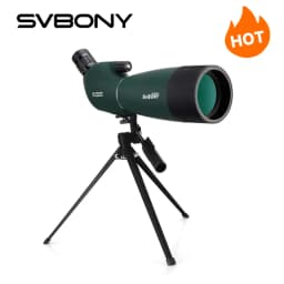 SVBONY 50/60/70/80 Spotting Scope Zoom Telescope Powerful Waterproof Long Range PORRO Prism for Shooting Camping equipment