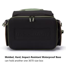 Bassdash Multifunctional Fishing Tackle Backpack Lightweight Tactical Soft Tackle Box with Protective Rain Cover