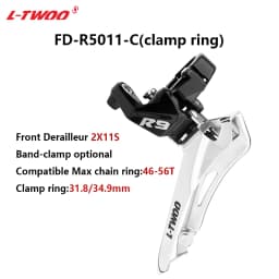 LTWOO R9 2x11 Speed Road Bike Derailleurs 22S FD + RD + X11 Chain + SUNSHINE Cassettes 11V Groupset with for R7000 R5800