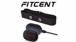 FITCENT Rechargeable Heart Rate Monitor with Bluetooth ANT+ 5.3Khz Chest Strap Sensor for Peloton Zwift Polar Rowing Machine