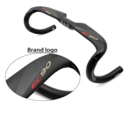 Full Carbon Mountain Bicycle Handlebars Road Bike Handlebar Stem Curved Handle UD Matte 31.8*400/420/440MM 2020 New Parts