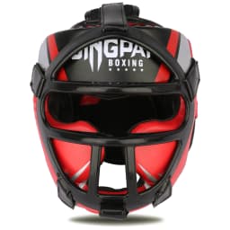 Full-Covered High-grade PU Leather Boxing Helmet Adult Kids Professional Competition Helmet MMA Muay Thai Taekwondo Head Guard