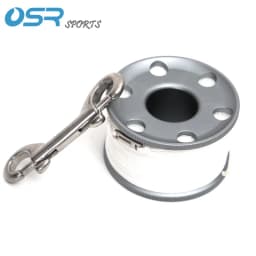50m Scuba Diving Spool Finger Reel with Stainless Steel Bolt Snap Hook SMB Equipment