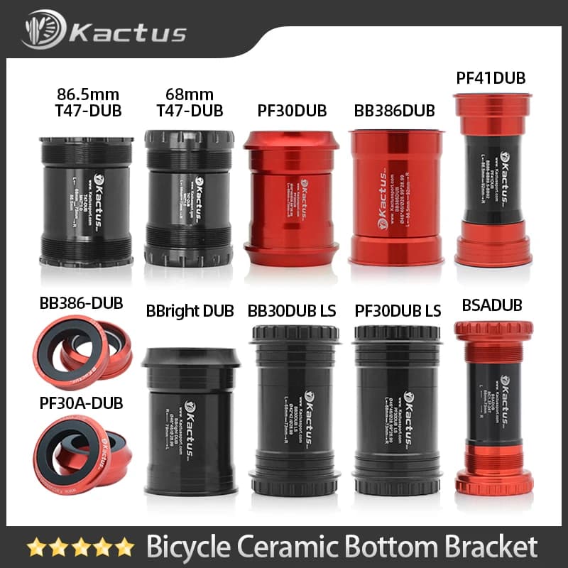 Kactus DUB Bottom Bracket for SRAM DUB Crankset Chainring MTB/ Road Bike Parts Ceramic Bearing Pressfit Bicycle Bottom Bracket