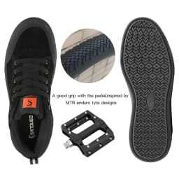 Men's MTB Shoes for Flat Pedals Suitable for BMX, DH, Enduro, Free-ride