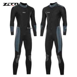 5mm Men's Long Wetsuit Neoprene Material Warm Fleece Lining Outdoor Swimming Kayaking Surfing Drifting Wetsuit XS-4XL
