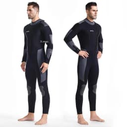 5mm Men's Long Wetsuit Neoprene Material Warm Fleece Lining Outdoor Swimming Kayaking Surfing Drifting Wetsuit XS-4XL