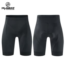 YKYWBIKE Women's Cycling Shorts Bike Biking Riding Bicycle Cycle Shorts With Padding Padded 3D 7 Hour Ride Black Shorts