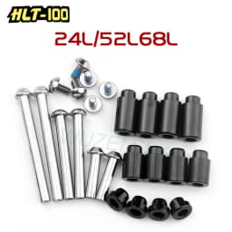 HLT-100 Mountain Bicycle Rear Shocks 125/150/165/185mm X 850/1000 lbs Aluminum Alloy Oil Spring Shock for E-bike Snow MTB Bike