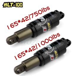 HLT-100 Mountain Bicycle Rear Shocks 125/150/165/185mm X 850/1000 lbs Aluminum Alloy Oil Spring Shock for E-bike Snow MTB Bike