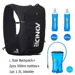 AONIJIE C9116 Unisex 10L Sports Running Backpack Lightweight Off-Road Hydration Pack Vest Hiking Rucksack