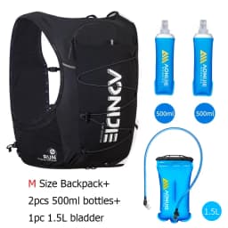 AONIJIE C9116 Unisex 10L Sports Running Backpack Lightweight Off-Road Hydration Pack Vest Hiking Rucksack