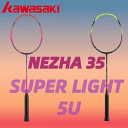 Kawasaki Badminton Racket Professional Super Light 5U Offensive Type High Graphite Badminton Racquet For Professional NeZha 35
