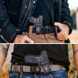 For Glock 17/19+TLR 7/ TLR7A,IWB Kydex Only Holster Optic Cut Fit: G17/19/44/45 (GEN 1-5)&G23/32 (Gen 3-4) TLR-7/TLR-7A Pistol