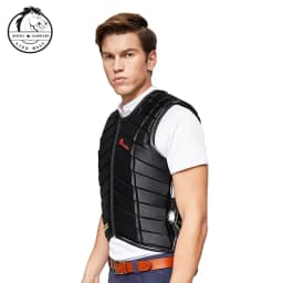 Unisex Adult Women Horse Riding Body Protector Man Equestrian Vest Thicken 1.5cm Equine Armor Riding Horse Protection