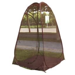 ​​​​​​​Automatic Spring Quick Open Steel Wire Mosquito Mesh Tent Pop Up Single Person Outdoor Camping Summer Meditation T