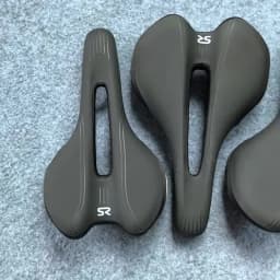 SR Bicycle Seat Saddle MTB Road Bike Saddles PU Mountain Bike Racing Saddle Breathable Shockproof Soft Silica Gel Seat Cushion
