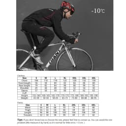 ROCKBROS Winter Warmer Bicycle Jackets Windproof Thermal Fleece Bike Tops Coat Men Women MTB Road Sports Cycling Jerseys Jacket