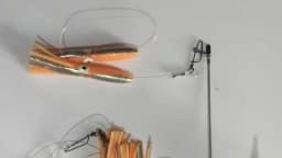 18' Stainless Steel Splashbar Rudder Spreader Bars with 7' Premium Marlin Tuna Teaser Bird and 6' Octopus (Right Direction)