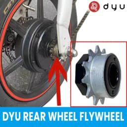 Original Rear Flywheel for DYU E-bike Electric Bicycle D2 D2+ D3 D3+