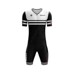 Hot Sale Righttrack Sport Triathlon Skinsuit Men's Short Sleeve Jumpsuit Swimming Running Cycling Clothing Tri Suit Jumpsuit