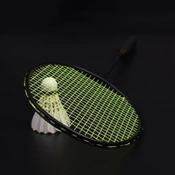 Guang Yu Carbon Badminton Racket, 4U 82g 6U 72g String Pull 22-30lbs Handle G5 Offensive and Defensive Single Racket