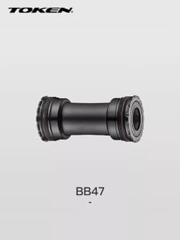 TOKEN OEM Packaging Steel Bearing T47 Threaded BB 47mm*85.5mm/86.5mm/91.5mm Bottom Frame For Road Bike Mountainbike