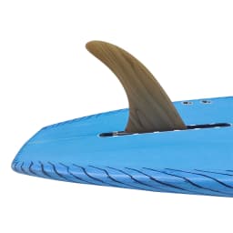 Bamboo Sup Board Fin 6-10.25inch Central Single Surfboard Fin Longboard Paddle Board Fibreglass Fin With Screw Stand Up Paddle