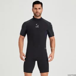 Wetsuit 3mm Neopreno Surf Suit Short Sleeve Swimwear Kitesurf Scuba Diving Suit Spearfishing Swimsuits Rash Guards Men Women