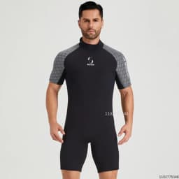 Wetsuit 3mm Neopreno Surf Suit Short Sleeve Swimwear Kitesurf Scuba Diving Suit Spearfishing Swimsuits Rash Guards Men Women