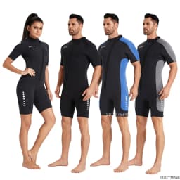 Wetsuit 3mm Neopreno Surf Suit Short Sleeve Swimwear Kitesurf Scuba Diving Suit Spearfishing Swimsuits Rash Guards Men Women