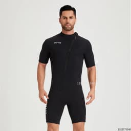 Wetsuit 3mm Neopreno Surf Suit Short Sleeve Swimwear Kitesurf Scuba Diving Suit Spearfishing Swimsuits Rash Guards Men Women
