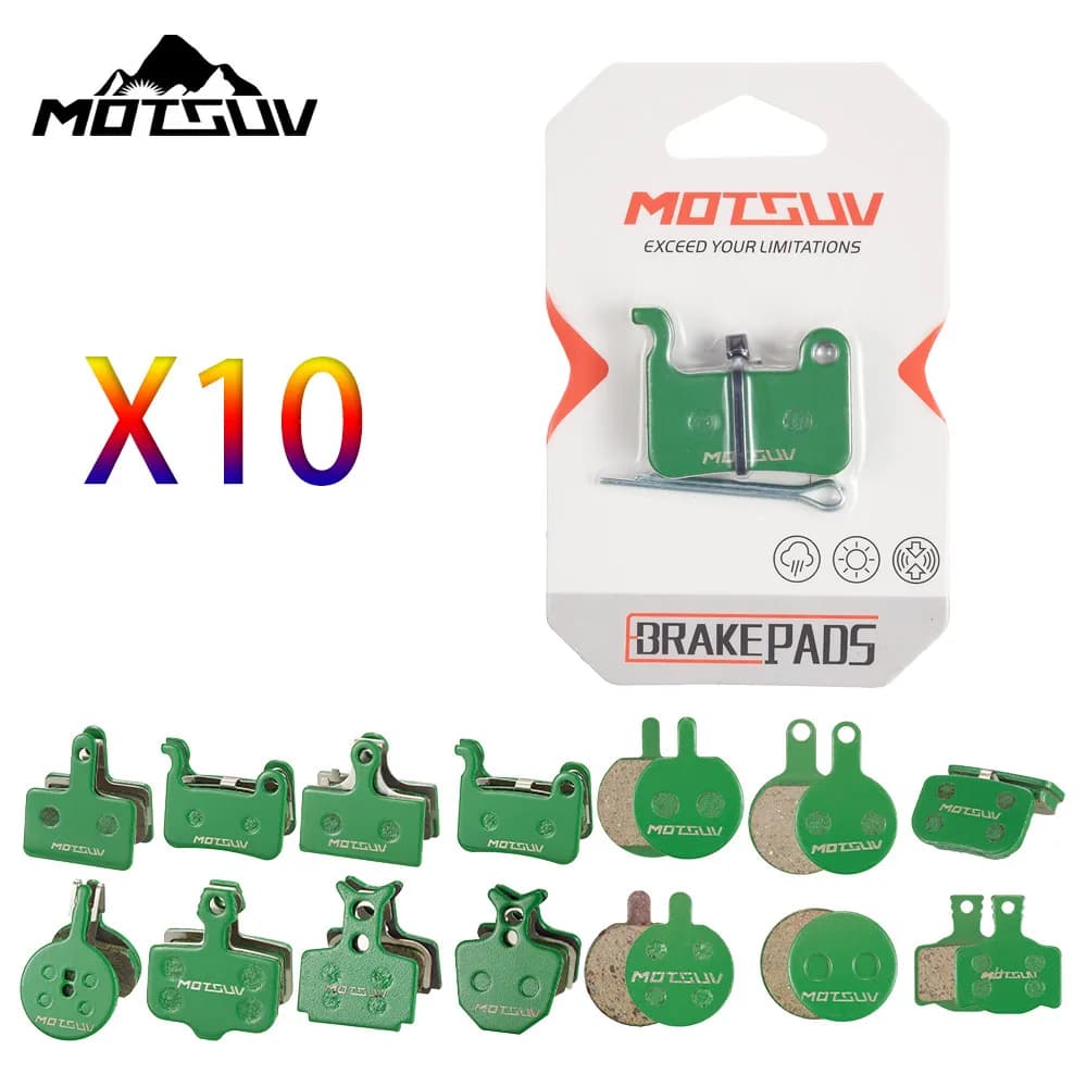 10 Pairs MTB Bicycle Disc Brake Pads Ceramic For AVID SHIMANO HAYES SRAM MAGURA FORMULA HOPE Cycling Bike Accessory