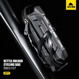 WILD MAN XT11 Bicycle Bottle Cage Tool Case PU EVA Hard Shell Zipper Mesh Storage Pouch Cycling Repair Organizer Case Only