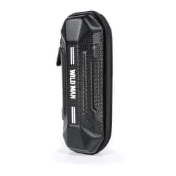 WILD MAN XT11 Bicycle Bottle Cage Tool Case PU EVA Hard Shell Zipper Mesh Storage Pouch Cycling Repair Organizer Case Only