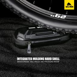 WILD MAN XT11 Bicycle Bottle Cage Tool Case PU EVA Hard Shell Zipper Mesh Storage Pouch Cycling Repair Organizer Case Only
