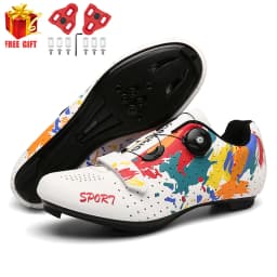 2023 MTB Cycling Shoes Men Mountain Footwear Racing Road Bicycle Flat Clit Sneaker Cleat Women Dirt Speed Route Bike Biking Spd