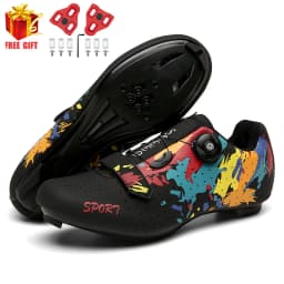 2023 MTB Cycling Shoes Men Mountain Footwear Racing Road Bicycle Flat Clit Sneaker Cleat Women Dirt Speed Route Bike Biking Spd