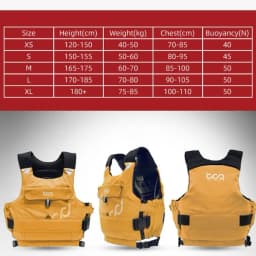 Adult kids Adult Life Jacket for Kayaking Approved PVC Foam Buoyancy Aids Safety Fishing Life Jacket Vest for Adults