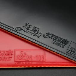 DHS-Hurricane 3 NEO Provincial Table Tennis Rubber, Professional Tacky Ping Pong Rubber, Blue Orange Sponge